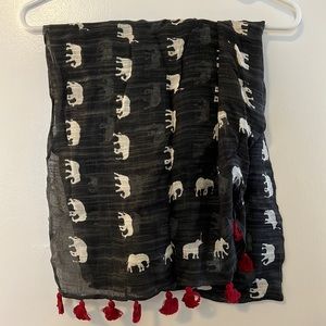SOLD. Elephant scarf.